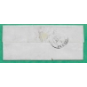 CAD TYPE 13 ST JEAN DE LOSNE COTE D'OR CL CORRESPONDANCE LOCALE POUR FRANXAULT REEXPEDIE SEURRE 1845 COVER FRANCE