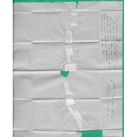 CAD TYPE 22 CLELLES EN TRIEVES ISERE TAXE LOCALE 1 BOITE RURALE B CHICHILIANNE POUR MENS 1856 LETTRE COVER FRANCE