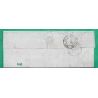 N°14 PC 2247 NEUILLY EN THELLE OISE POUR CLERMONT DE L'OISE 1857 LETTRE COVER FRANCE