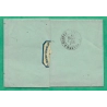 N°60B TYPE II GC 2376 MOIRANS DU JURA POUR ST CLAUDE 1874 LETTRE COVER FRANCE
