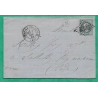 N°29 GC 4305 VITRY LE FRANCOIS MARNE OR ORIGINE RURALE ST AMAND SUR FION POUR SALLELES AUDE 1869 LETTRE COVER FRANCE
