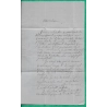 N°60A GC 788 CAVAILLON VAUCLUSE BOITE RURALE A CHEVAL BLANC POUR ALGER ALGERIE 1874 LETTRE COVER FRANCE