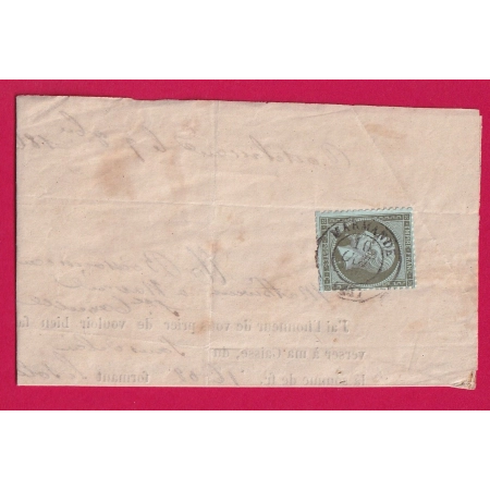 N°19 CAD TYPE 15 MARMANDE LOT ET GARONNE SUR IMPRIME DE CASTELNAUD LETTRE COVER
