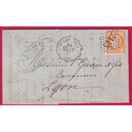 N°38 CONVOYEUR STATION ST CHAMOND LOIRE POUR LYON GC 2145 LETTRE COVER