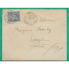 N°90 SAGE CAD PRADES PYRENEES ORIENTALES CONVOYEUR LIGNE BLEU VERSO VILLEFRANCHE DE CONFLENT A PERPIGNAN 1899 FRANCE