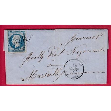 N°14 GC 5034 GUELMA ALGERIE POUR MARSEILLE LETTRE COVER