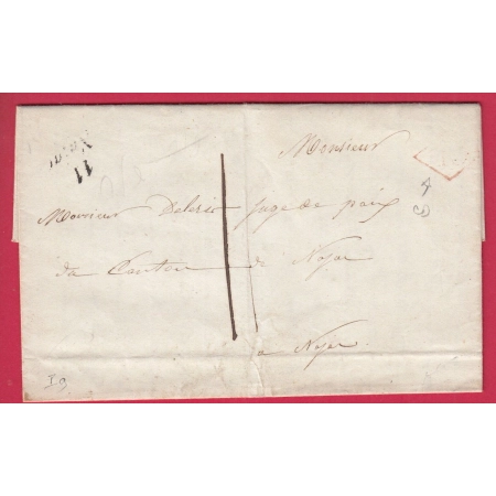 CURSIVE 11 NAJAC AVEYRON CD EN ROUGE TAXE LOCALE 1 POUR NAJAC LETTRE COVER