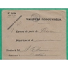 ENVELOPPE CHARGE FRANCHISE VALEURS RECOUVREES REUILLY INDRE POUR PROVINS SEINE ET MARNE 1887 LETTRE COVER FRANCE