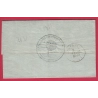 TAXE 3 DE FABRICATION LOCALE CAD TYPE 12 AUBUSSON CREUSE POUR GUERET 1838 LETTRE COVER