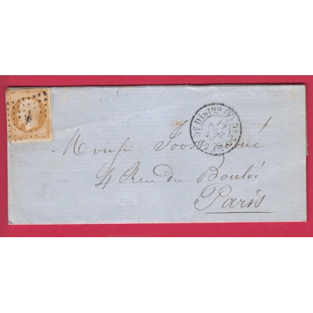 N°13 PARIS BUREAU F POTHION 1520 POUR PARIS LETTRE COVER