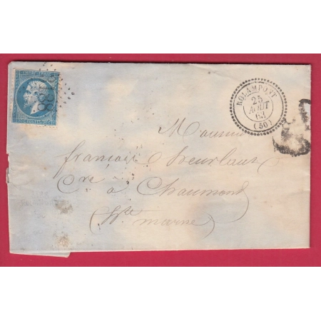 N°22 GC 3188 ROLAMPONT HAUTE MARNE CAD TYPE 22 POUR CHAUMONT LETTRE COVER