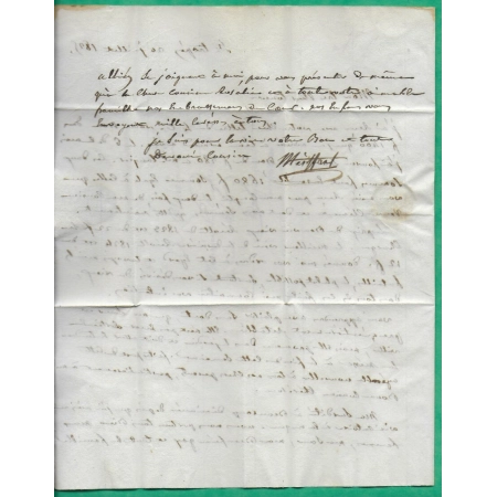 MARQUE 78 ST TROPEZ VAR POUR DRAGUIGNAN 35x11 1825 LETTRE COVER FRANCE