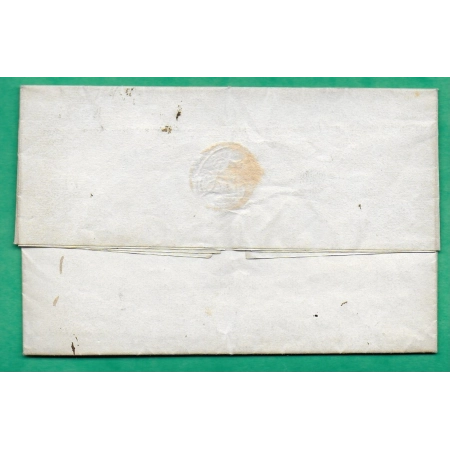 MARQUE 37 LE PEAGE DE ROUSSILLON ISERE DEPART ANJOU POUR LYON RHONE 36x12 1823 LETTRE COVER FRANCE