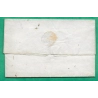 MARQUE 37 LE PEAGE DE ROUSSILLON ISERE DEPART ANJOU POUR LYON RHONE 36x12 1823 LETTRE COVER FRANCE