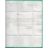 MARQUE 37 LE PEAGE DE ROUSSILLON ISERE DEPART ANJOU POUR LYON RHONE 36x12 1823 LETTRE COVER FRANCE