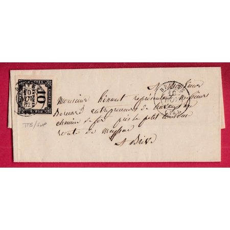 TIMBRE TAXE N°2 CAD TYPE 15 BRIVES CORREZE POUR BRIVE LETTRE COVER