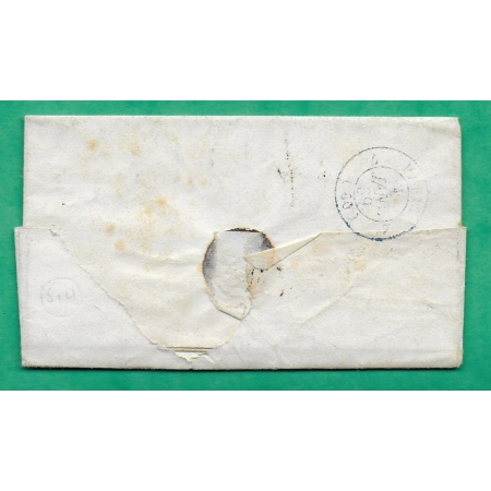 CAD TYPE 12 GUIGNES RABUTIN SEINE ET MARNE + CURSIVE 73 FONTENAY POUR PARIS 1839 LETTRE COVER FRANCE