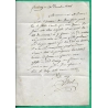 CAD TYPE 12 GUIGNES RABUTIN SEINE ET MARNE + CURSIVE 73 FONTENAY POUR PARIS 1839 LETTRE COVER FRANCE