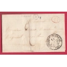 CAD TYPE 13 CONDE SUR NOIREAU CALVADOS BOITE RURALE H PONTECOULANT 1845 DECIME RURAL FLERS ORNE LETTRE COVER