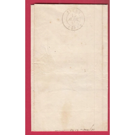 CAD TYPE 13 CONDE SUR NOIREAU CALVADOS BOITE RURALE H PONTECOULANT 1845 DECIME RURAL FLERS ORNE LETTRE COVER