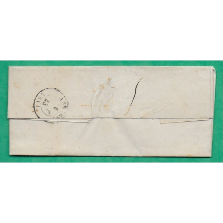 CAD TYPE 15 BUREAU DE LA MAISON DU ROI PARIS PP ROUGE POUR AUBIGNY EN ARTOIS PAS DE CALAIS 1843 LETTRE COVER FRANCE