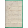 CAD TYPE 15 BUREAU DE LA MAISON DU ROI PARIS PP ROUGE POUR AUBIGNY EN ARTOIS PAS DE CALAIS 1843 LETTRE COVER FRANCE