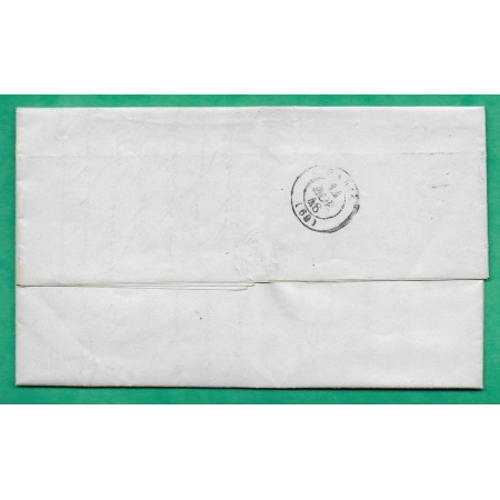 CAD TYPE 15 USTARITZ BASSES PYRENEES TAXE MANUSCRITE 20 DOUBLE PORT POUR PARIS 1848 LETTRE COVER FRANCE