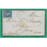 N°22 VARIETE PIQUAGE A CHEVAL GC 944 CHATEAUNEUF SUR SARTHE MAINE ET LOIRE POUR VIBRAYE SARTHE LETTRE COVER FRANCE