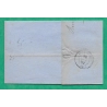 N°14B PC 2645 REMIREMONT VOSGES BOITE URBAINE A POUR LE VAL D'AJOL 1861 LETTRE COVER FRANCE