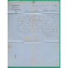N°14B PC 2645 REMIREMONT VOSGES BOITE URBAINE A POUR LE VAL D'AJOL 1861 LETTRE COVER FRANCE