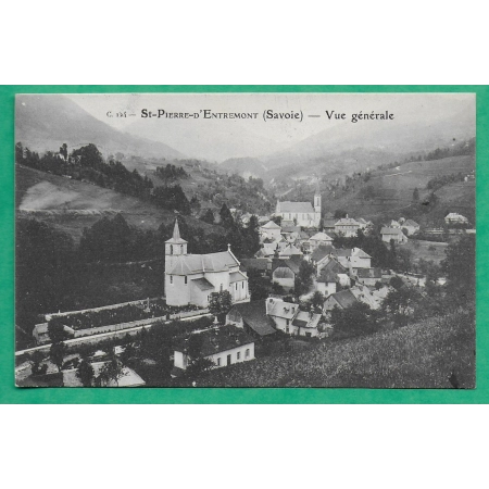 N°111 BLANC CAD LES ECHELLES SAVOIE BM BOITE MOBILE CARTE POSTALE ST PIERRE D'ENTREMONT POUR TASSIN LA DEMI LUNE RHONE