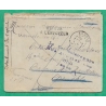 FRANCHISE MILITAIRE FM ARBOIS JURA GRIFFE LE DESTINATAIRE N'A PU ETRE ATTEINT EN TEMPS UTILE RETOUR ENVOYEUR WW1 FRANCE