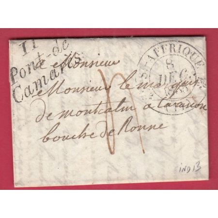 CURSIVE 11 PONT DE CAMARES AVEYRON CAD TYPE 13 ST AFFRIQUE POUR MONTCALM BOUCHES DU RHONE LETTRE COVER