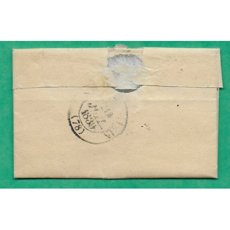 CAD TYPE 13 MARSEILLE BOUCHES DU RHONE DECIME + BOITE RURALE A ALLAUCH POUR ST MAXIMIN VAR 1839 LETTRE COVER FRANCE
