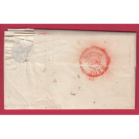 MARQUE 59 LA FERTE MACE ORNE 1826 INDICE 13 POUR PARIS LETTRE COVER
