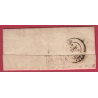 CAD TYPE 15 VALENCE D'ALBIGEOIS TARN BOITE RURALE F VILLENEUVE POUR ALBI 1848 LETTRE COVER