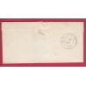 GUERRE 1870 SERQUIGNY EURE 13.11.1870 SERVICE MILITAIRE PP ROUGE POUR ORBEC CALVADOS LETTRE COVER