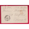 GUERRE 1870 GARDE MOBILE LYON RHONE POUR CONFOLENS CHARENTE 10 FEVRIER 1871 LETTRE COVER