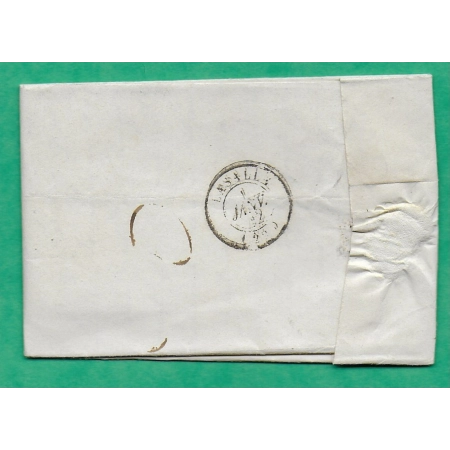 CAD TYPE 13 LE VIGAN GARD + CURSIVE SUMENE POUR LA SALLE 1841 LETTRE COVER FRANCE