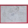 N°37 X2 DOUBLE PORT DU 26 SEPTEMBRE 1871 NEVERS NIEVRE POUR PARIS LETTRE COVER