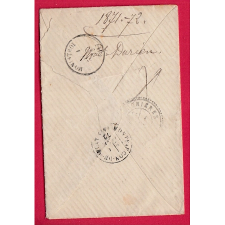 N°60 GC 3860 CAD TYPE 24 STE SIGOLENE HAUTE LOIRE POUR DUNIERES INDICE 13 LETTRE COVER