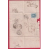N°29 GC 1131 CORDES TARN BOITE RURALE X MILHARS POUR GRAULHET LETTRE COVER