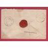 N°60 GC 3592 ST FERREOL D'AUROURE HAUTE LOIRE POUR DUNIERES 1876 INDICE 14 LETTRE COVER