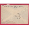 ALSACE LORRAINE AVRICOURT MOSELLE RECOMMANDE 1942 TIMBRES HITLER POUR METZ LETTRE COVER