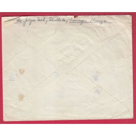 ALSACE LORRAINE MARANGE SILVANGE MOSELLE 1941 LOTHRINGEN SAINT PRIVAT LETTRE COVER