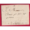 MARQUE DE RABASTEN LENAIN N°1 1766 TARN POUR LAYRAC SUR TARN HAUTE GARONNE LETTRE COVER