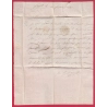 CAD TYPE 14 CAMARES AVEYRON BOITE RURALE J FAYET DECIME RURAL POUR VOIRON ISERE 1840 LETTRE COVER