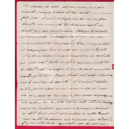 CAD TYPE 15 ST AFFRIQUE AVEYRON BOITE RURALE E SALZE POUR PARIS 1849 LETTRE COVER