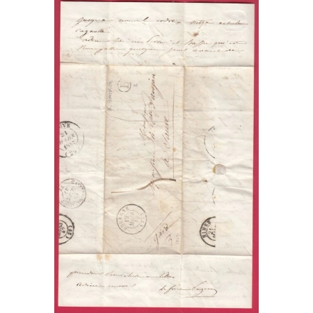 CAD TYPE 15 DOURGNE TARN BOITE RURALE B A IDENTIFIER POUR SAUVE GARD LETTRE COVER