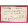 MARQUE BEAULIEU VENDEE LENAIN N°2 INDICE 18 TAXE MODIFIEE 1780 FONTENAY LE COMTE LETTRE COVER